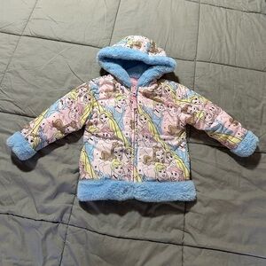 Disney Princess Hooded Jacket with Blue Trim